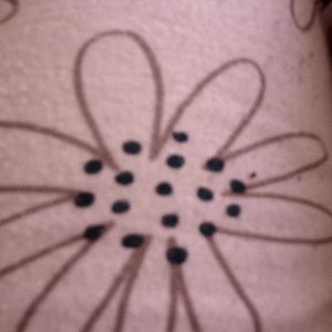 Flower patterned pink and black pants